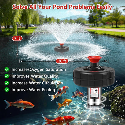 Pond Fountain Aerator