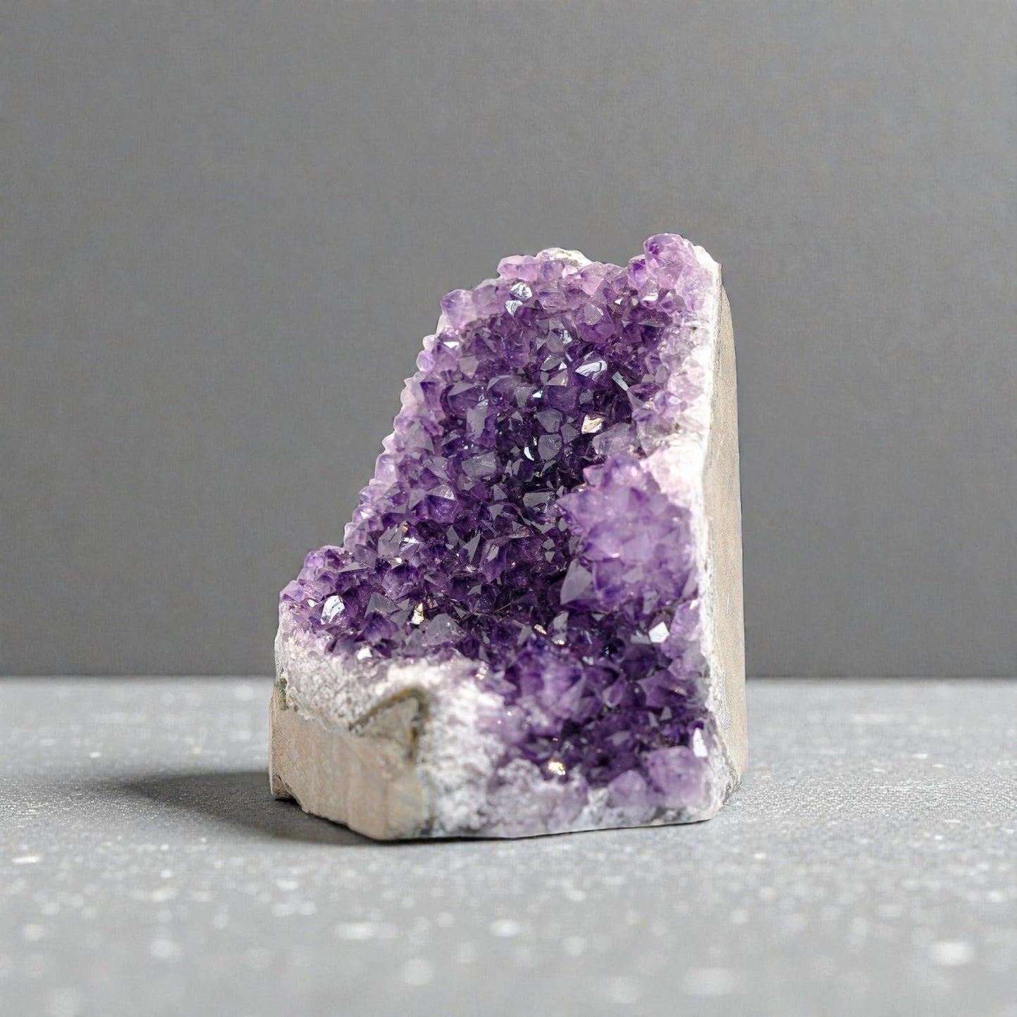 Natural Raw Amethyst Cluster | Calming Space Energy & Feng Shui Healing Decor for Mindfulness Room