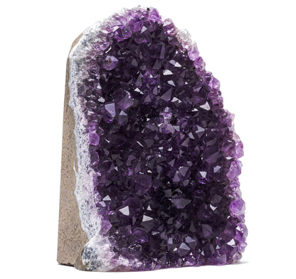 Natural Raw Amethyst Cluster | Calming Space Energy & Feng Shui Healing Decor for Mindfulness Room