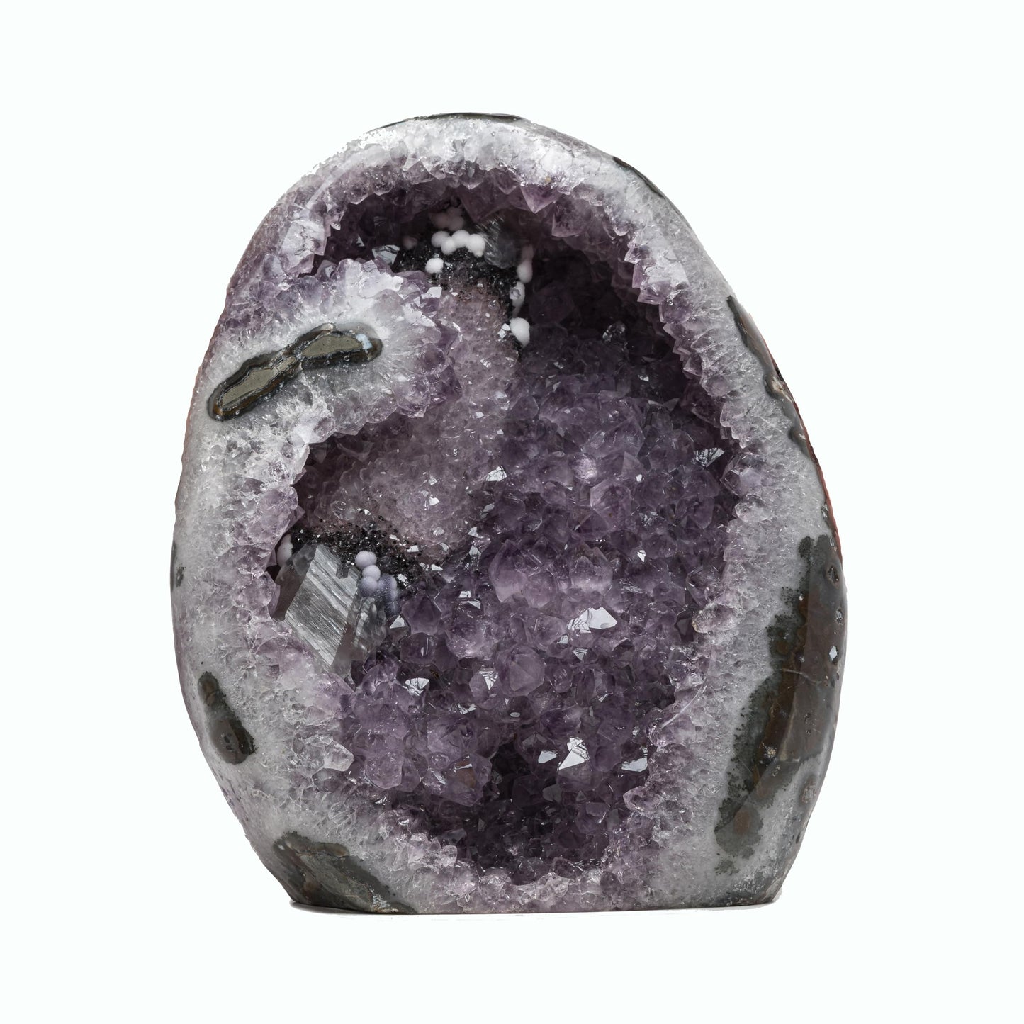 Natural Raw Amethyst Cluster | Calming Space Energy & Feng Shui Healing Decor for Mindfulness Room