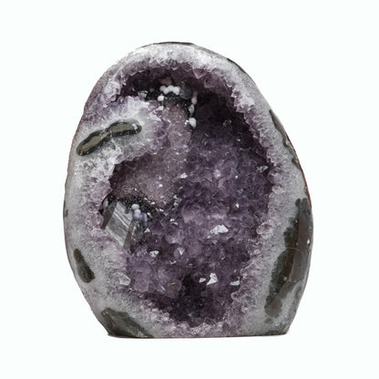 Natural Raw Amethyst Cluster | Calming Space Energy & Feng Shui Healing Decor for Mindfulness Room
