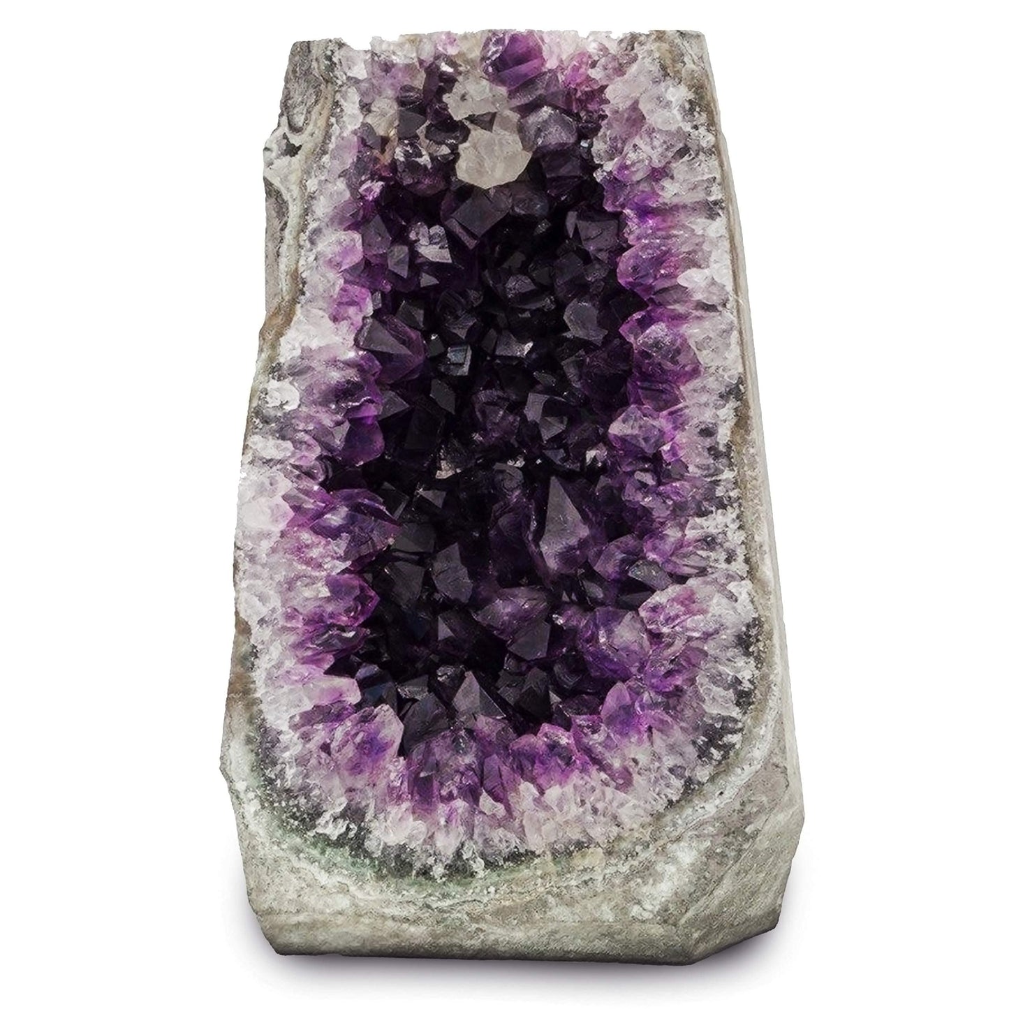 Natural Raw Amethyst Cluster | Calming Space Energy & Feng Shui Healing Decor for Mindfulness Room