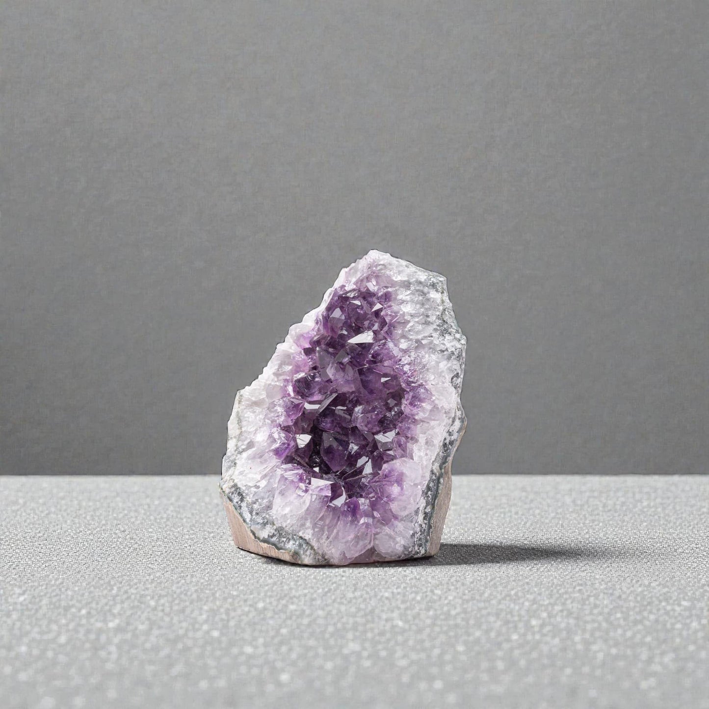 Natural Raw Amethyst Cluster | Calming Space Energy & Feng Shui Healing Decor for Mindfulness Room