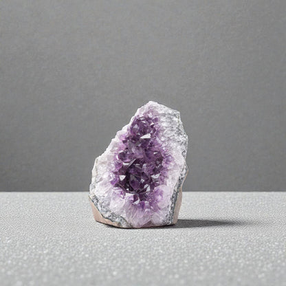 Natural Raw Amethyst Cluster | Calming Space Energy & Feng Shui Healing Decor for Mindfulness Room