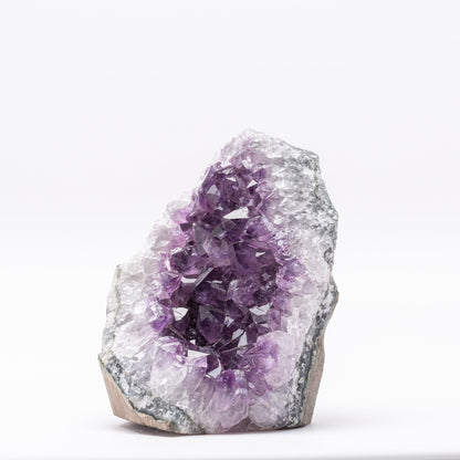 Natural Raw Amethyst Cluster | Calming Space Energy & Feng Shui Healing Decor for Mindfulness Room
