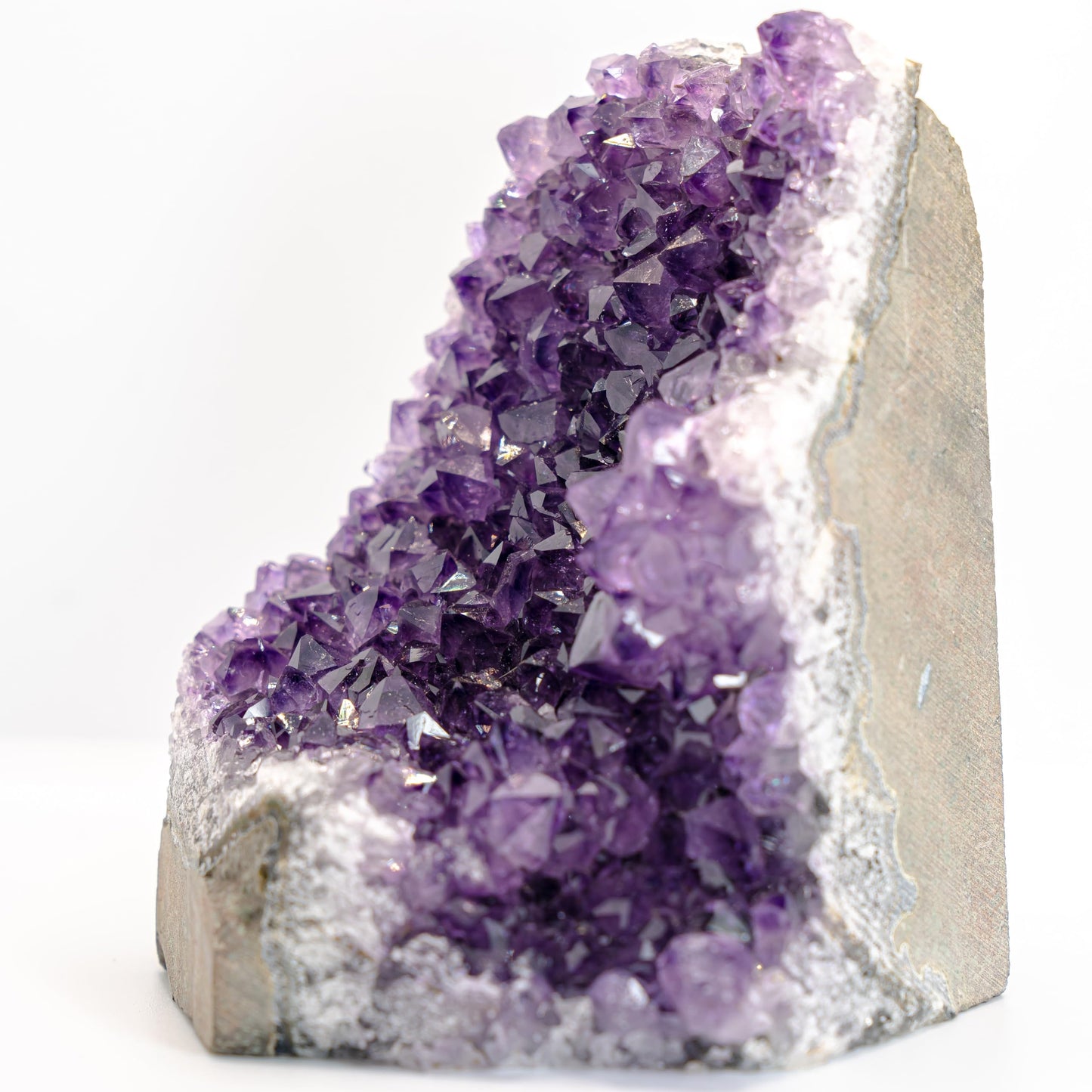 Natural Raw Amethyst Cluster | Calming Space Energy & Feng Shui Healing Decor for Mindfulness Room