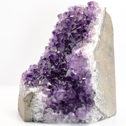 Natural Raw Amethyst Cluster | Calming Space Energy & Feng Shui Healing Decor for Mindfulness Room
