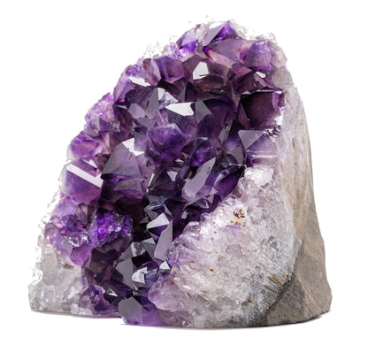Natural Raw Amethyst Cluster | Calming Space Energy & Feng Shui Healing Decor for Mindfulness Room