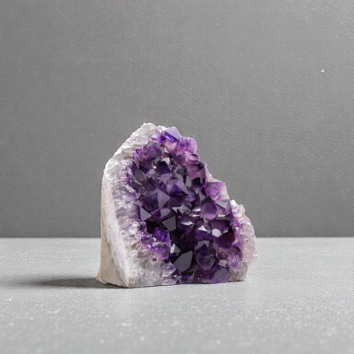 Natural Raw Amethyst Cluster | Calming Space Energy & Feng Shui Healing Decor for Mindfulness Room