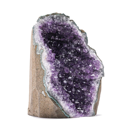 Natural Raw Amethyst Cluster | Calming Space Energy & Feng Shui Healing Decor for Mindfulness Room