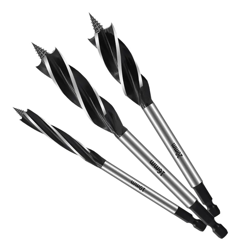 8‑Pack High‑Carbon‑Steel Wood‑Boring Tool Kit