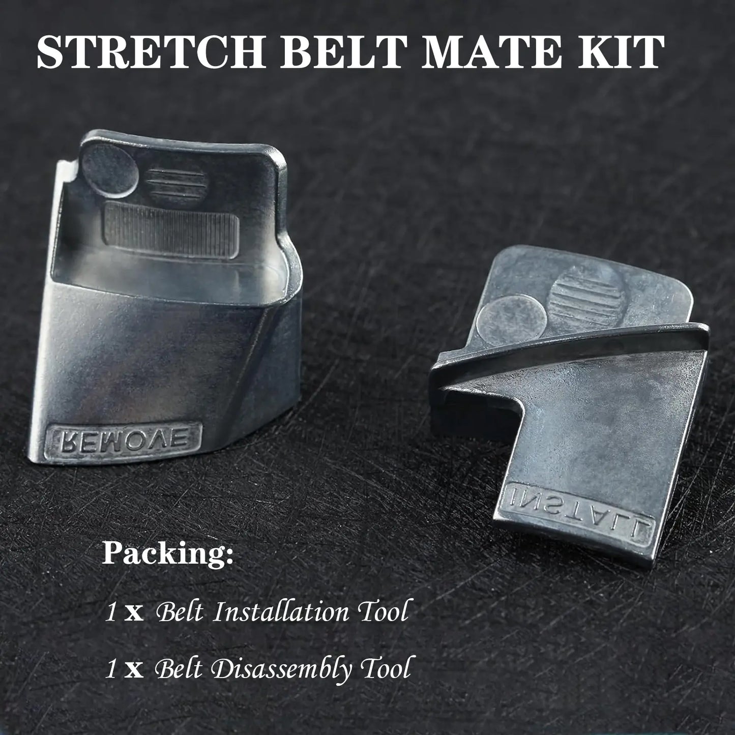 Automotive 2pcs Belt Removal & Installation Tool Set
