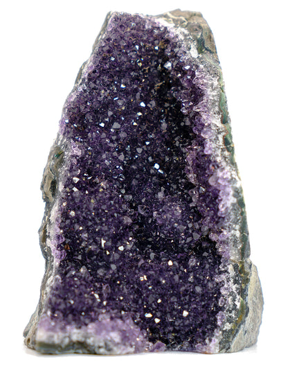 Natural Raw Amethyst Cluster | Calming Space Energy & Feng Shui Healing Decor for Mindfulness Room