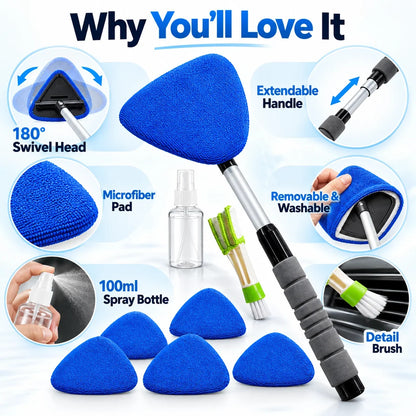 🔥 Limited-Time 50% OFF — Extendable Windshield Cleaning Kit