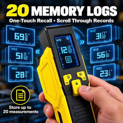 📏 3-in-1 Digital Laser Tape Measure  – 16.4 FT Self-Locking Tape with LCD Display & USB-C Charging⚡