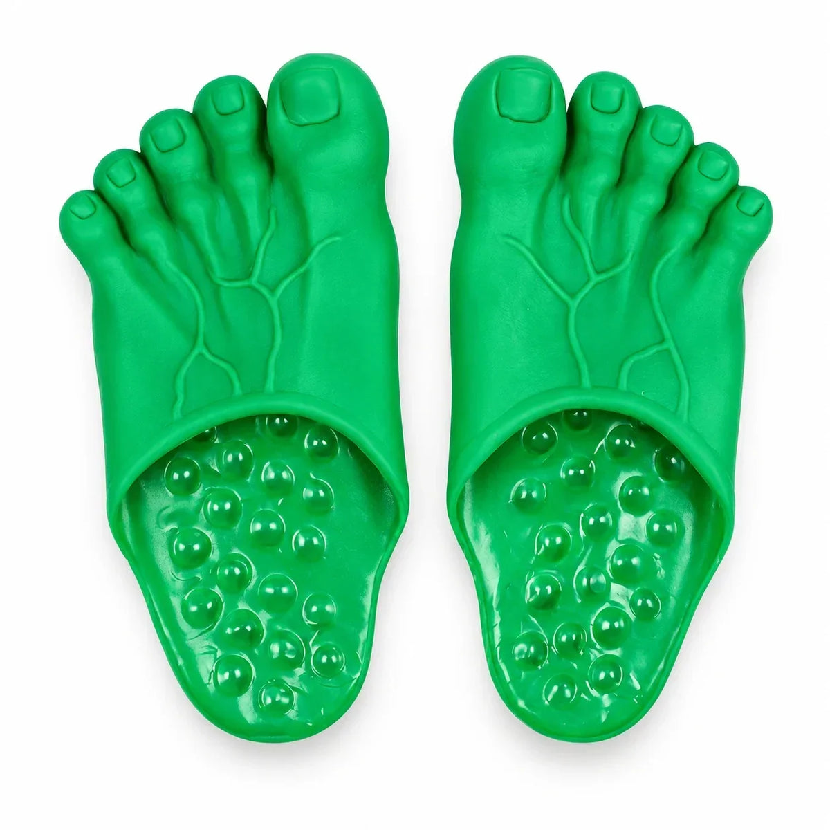 🔥 50% OFF-😂 Realistic Barefoot Slippers – Funny Giant Toe Slides, Hilarious Prank Gift 👣