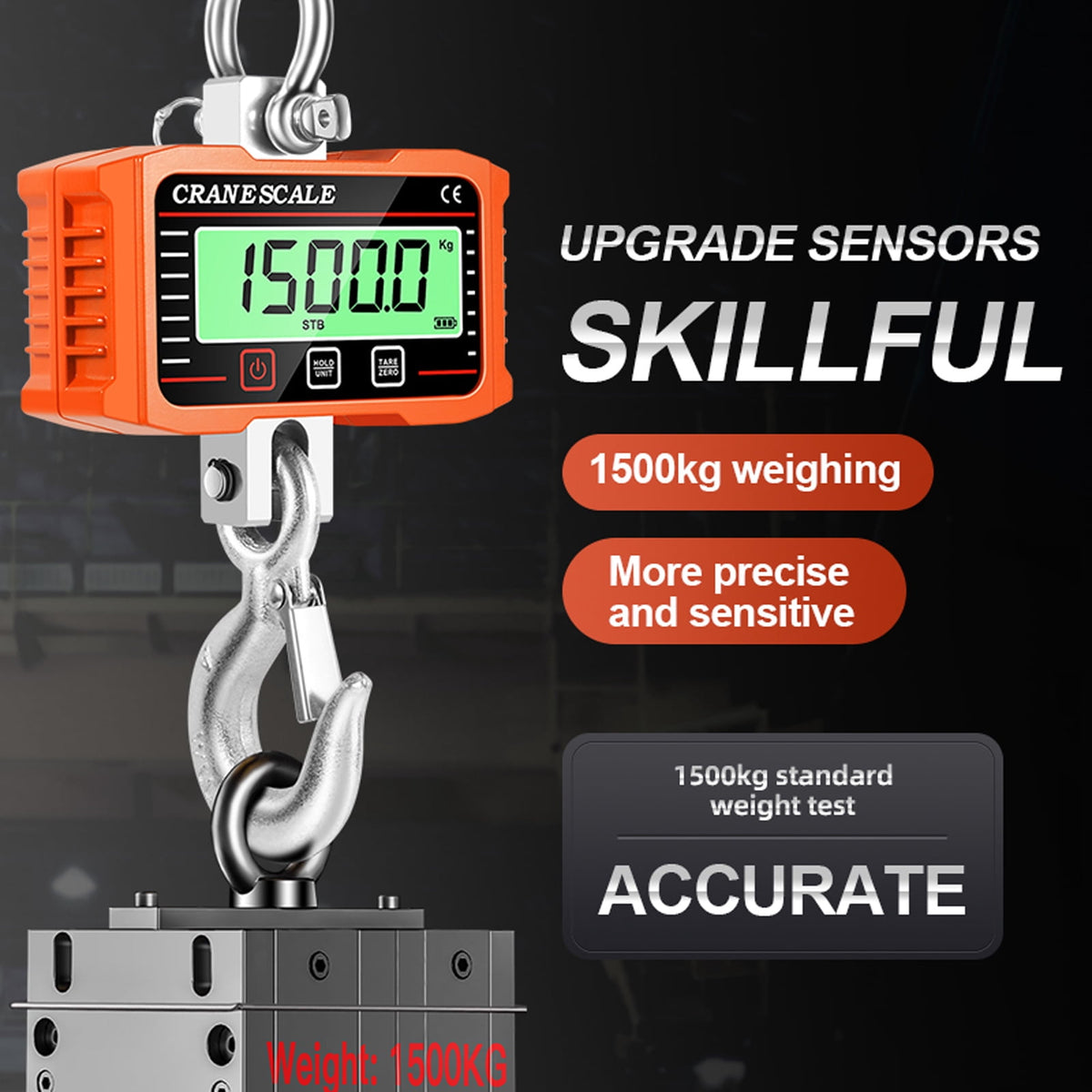 Digital Crane Scale for Construction, Factory, Farm, Hunting