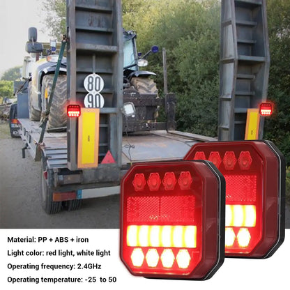 Wireless Magnetic Trailer Lights – Rechargeable LED Tail Light Kit for Truck, Trailers, Boats, Tractors & Bike Racks #fathersdaygift