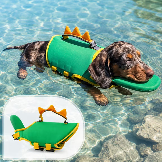 Dog Life Jacket with Chin Float