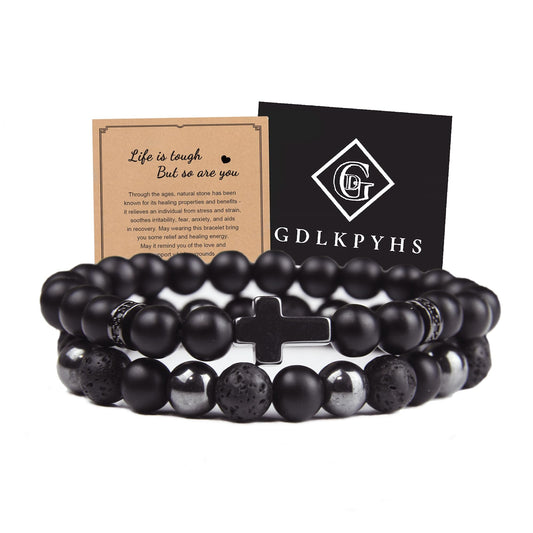 Black-Obsidian-Hematite-Lava-Stone-Triple-Protection-Bracelet-Feng-Shui-Benefits