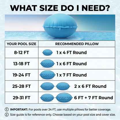 Winter Pool Pillow