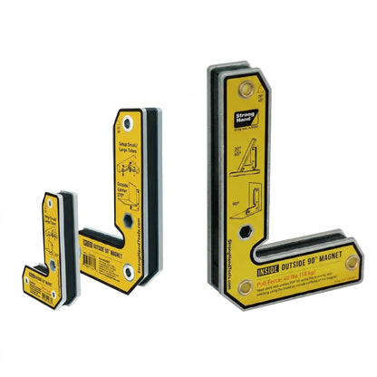 🧲 Inside/Outside Welding Angle Magnets – Fixed & Adjustable Magnetic Positioning Tool