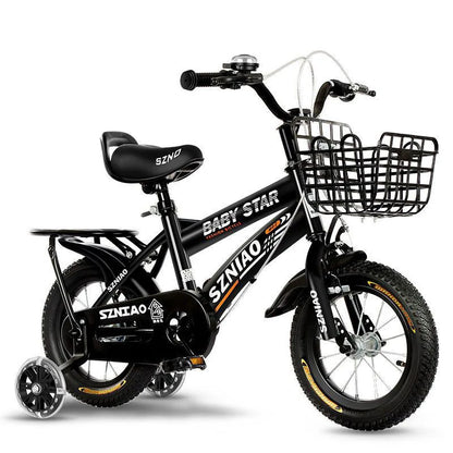 20" Single Speed Kids Bicycles Training Wheels Magnesium Alloy Frame Double V Brakes 3-12 Years Old