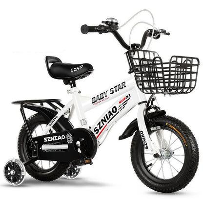20" Single Speed Kids Bicycles Training Wheels Magnesium Alloy Frame Double V Brakes 3-12 Years Old