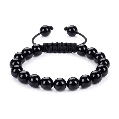 Minimalist Black Tourmaline Protection Bracelet