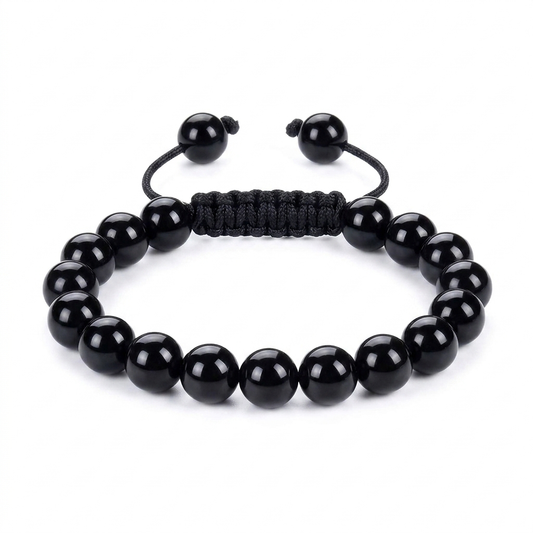 Minimalist Black Tourmaline Protection Bracelet