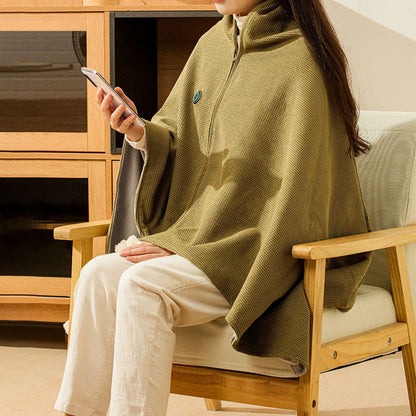 Wearable USB Electric Heated Blanket 3 Heating Levels Heating Electric Blanket Shawl USB Heated Blanket Shawl for Home Office
