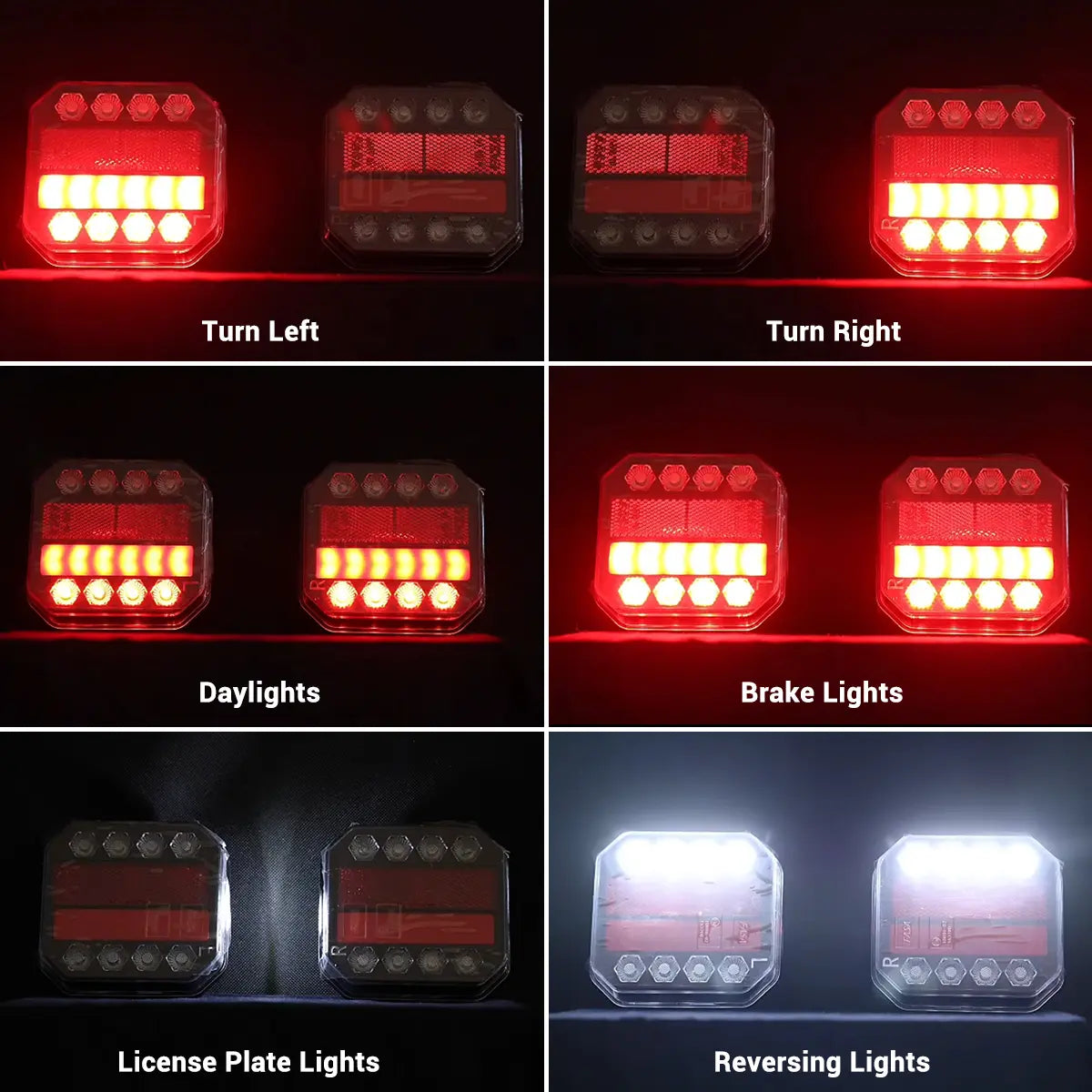 Wireless Magnetic Trailer Lights – Rechargeable LED Tail Light Kit for Truck, Trailers, Boats, Tractors & Bike Racks #fathersdaygift
