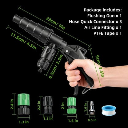 Coolant Flush Gun | Automotive Radiator Heater Core Flush Kit