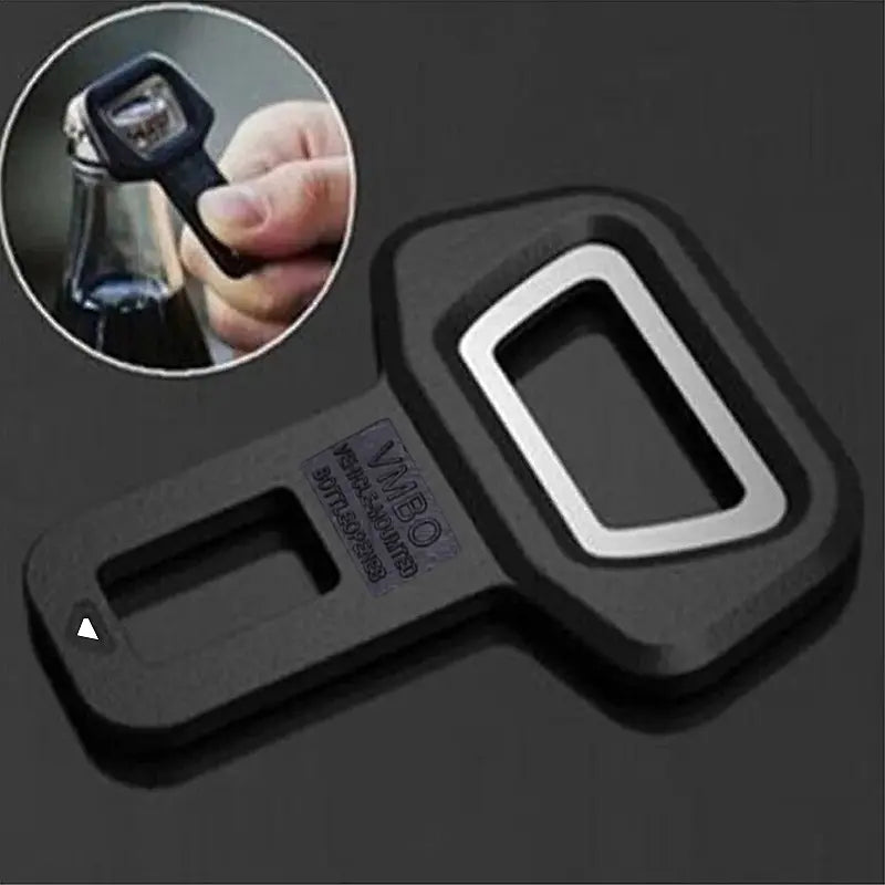 2 Pcs Seatbelt Clip Bottle Opener Set
