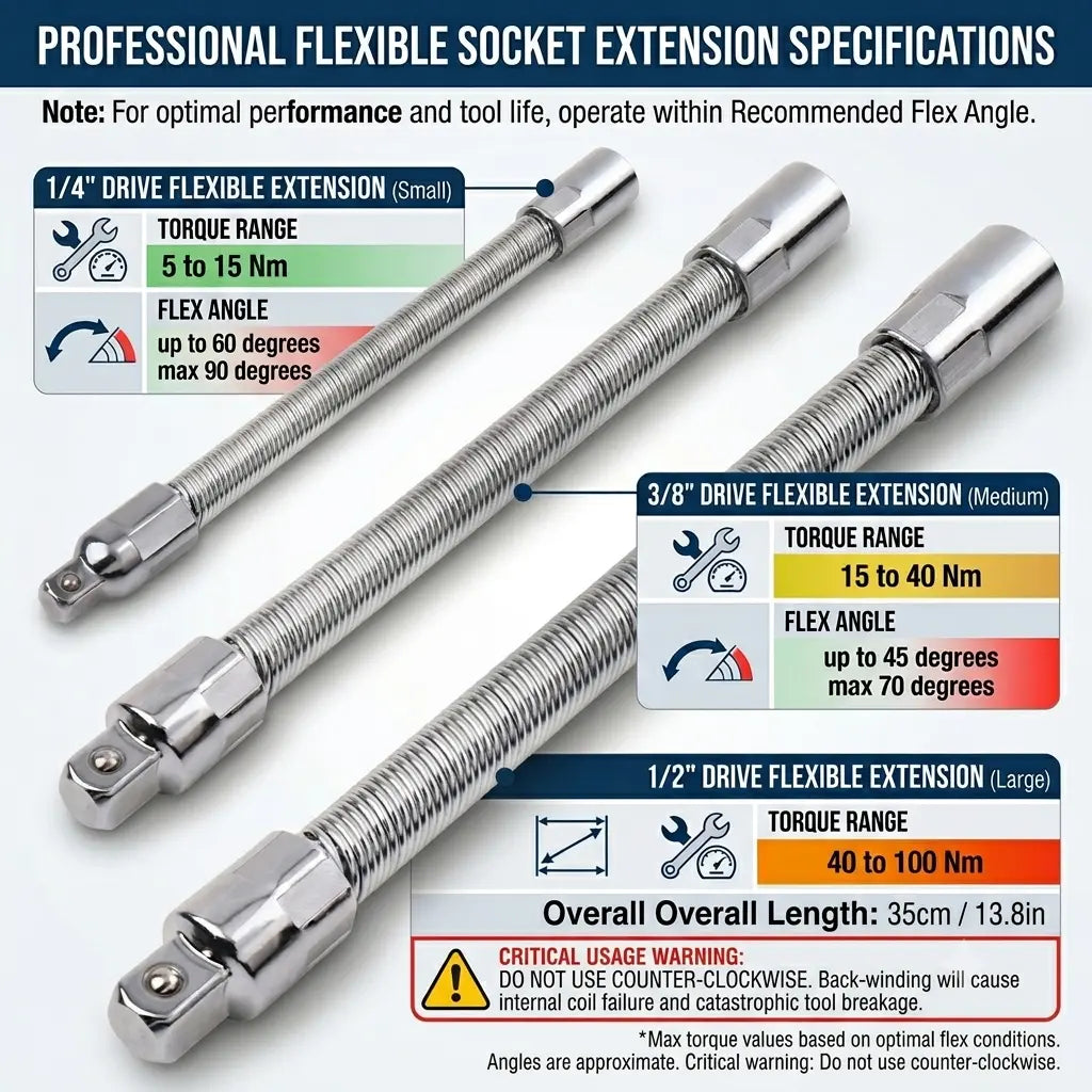 1/2 Inch Multifunctional Socket Wrench Set
