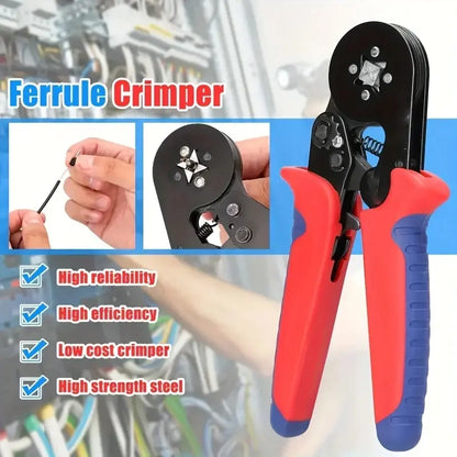 Wire Crimping Tool Kit with 1200 Insulated Terminals