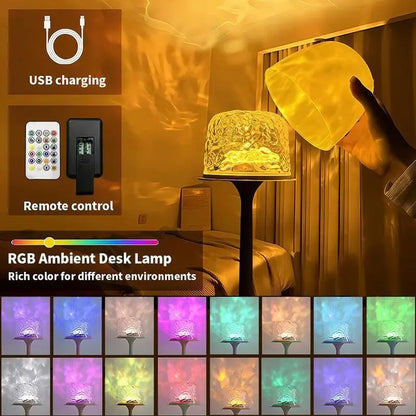Aurora Wave 16-Color Desk Lamp