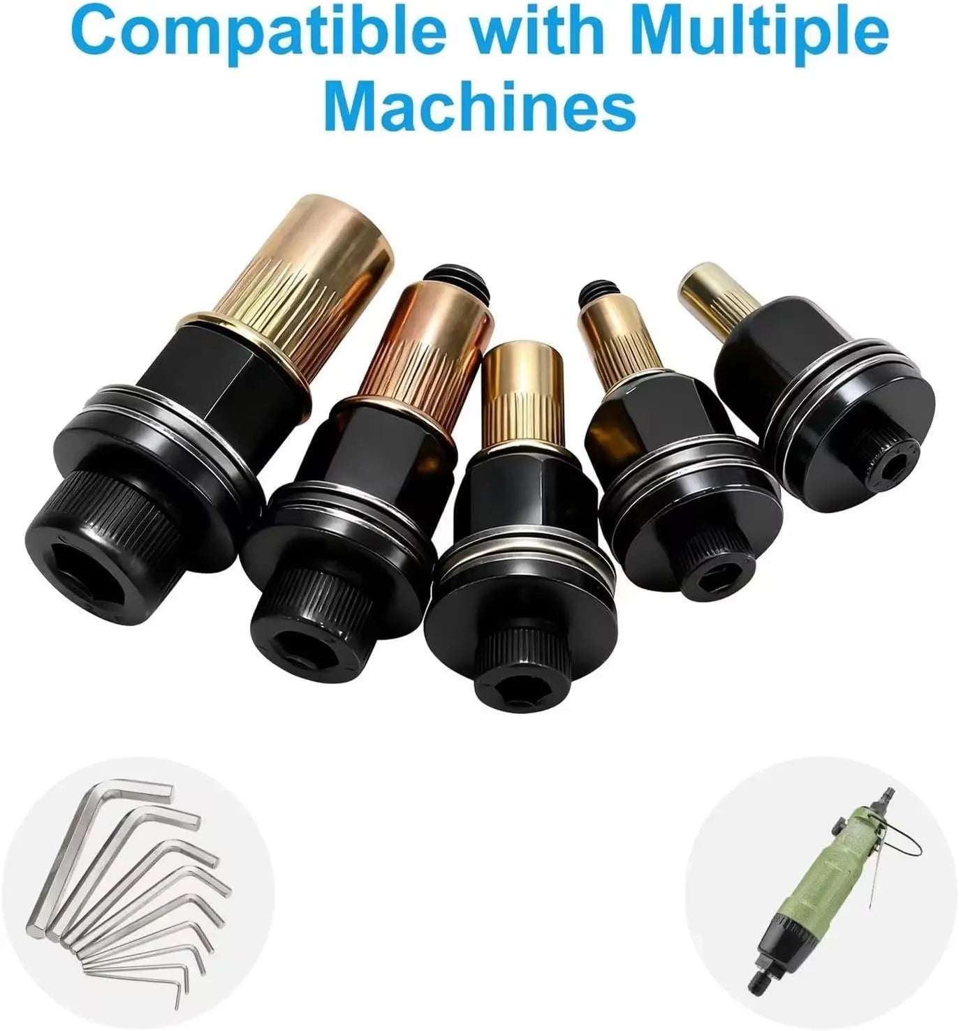Head Rivet Nut Tool M3-M8 Carbon Steel Rivnut Kit for Automotive Repair