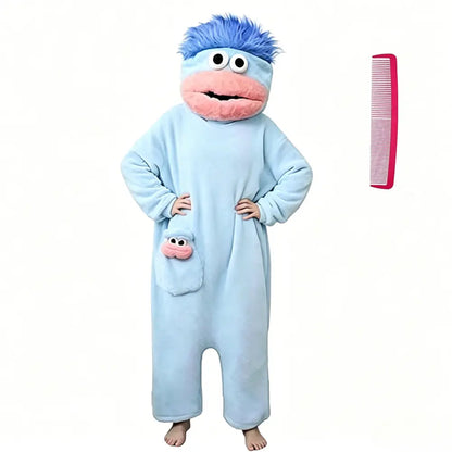 Cute Pajamas Wearable Blanket Hoodie for Women Men