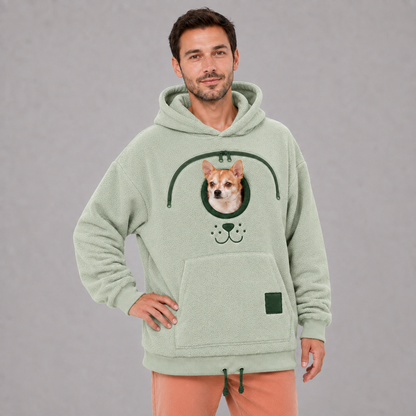Dog Tote Carier Hoodie