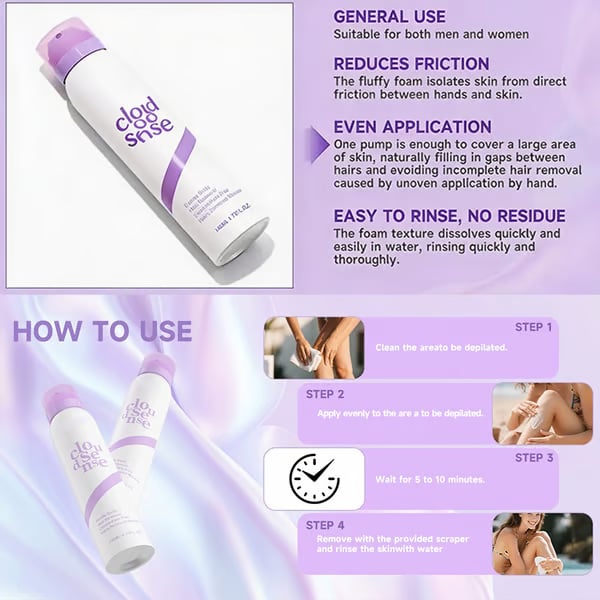 🏆 50K+ SOLD!🔥Bikini Pain-Free Hair Removal Cream for Sensitive Skin
