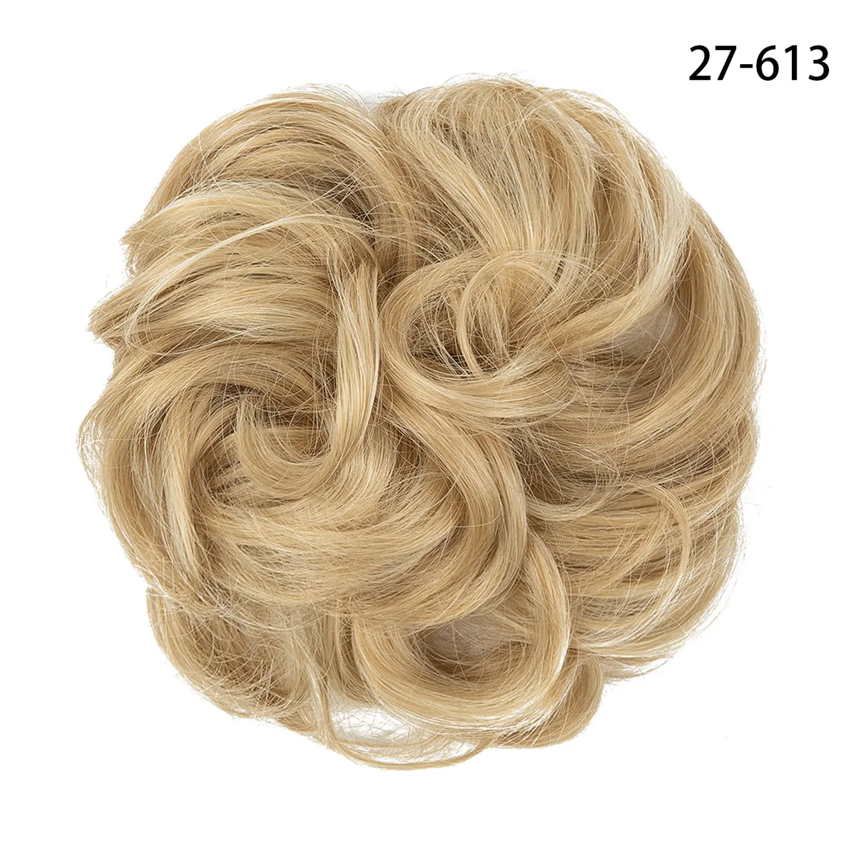 Curly Hairpiece Bun