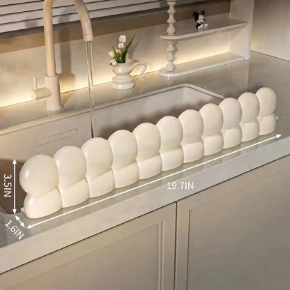 Silicone Sink Splash Guard for Kitchen & Bathroom Sink Edge