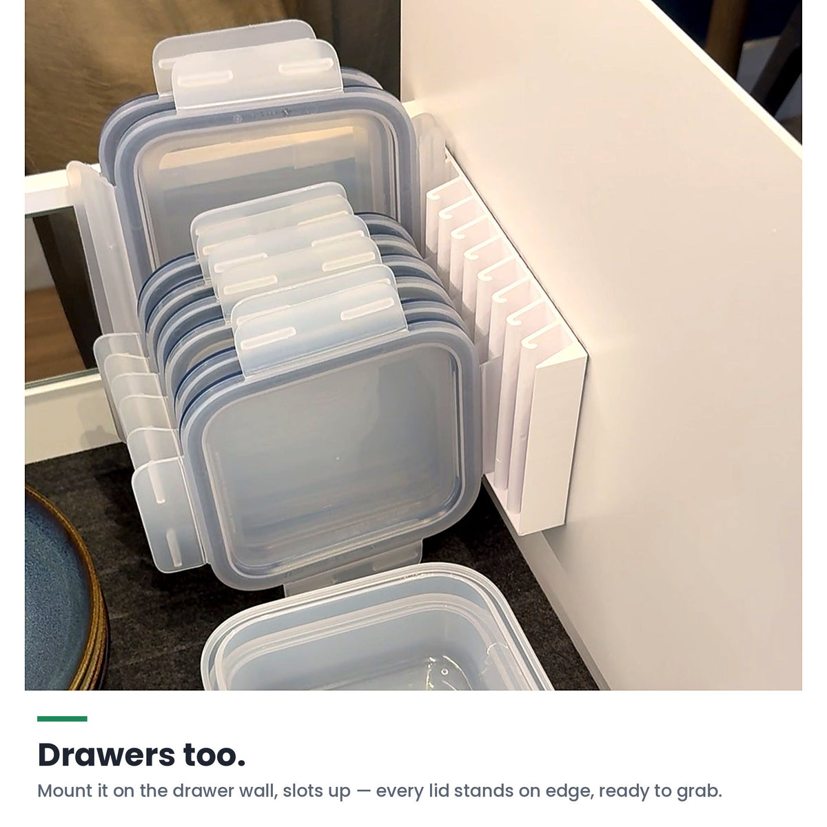 10-Slot Lid Organizer