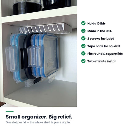 10-Slot Lid Organizer