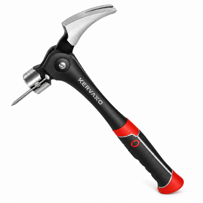 KERVAXO MagClaw Hammer | Magnetic Nail Holder & Adjustable Claw